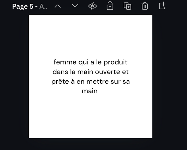 La prise en main